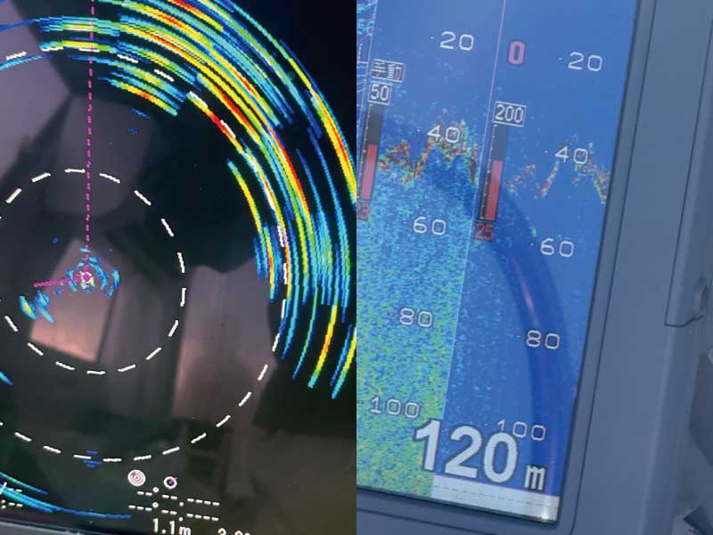 青森遊漁船 jack rize 運転席